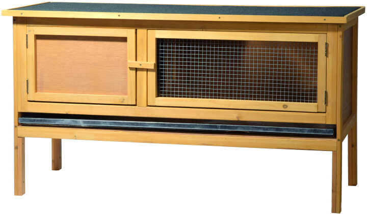 dobar Kleintierstall Tradition Outdoor aus Holz mit verzinktem Boden